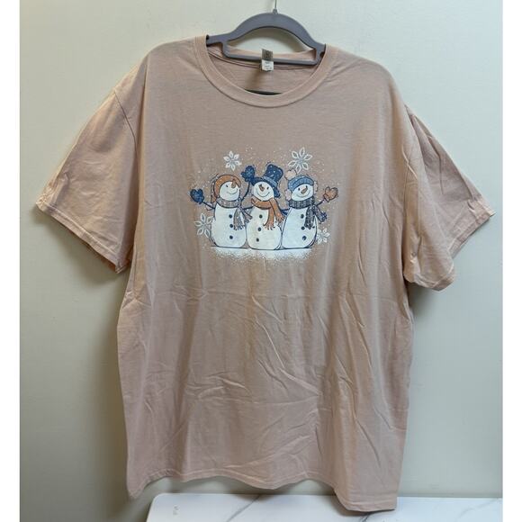 XL Christmas Graphic Tee Sweatshirt Bundle Santa Reindeer Snowman Holiday Lot - Picture 4 of 16